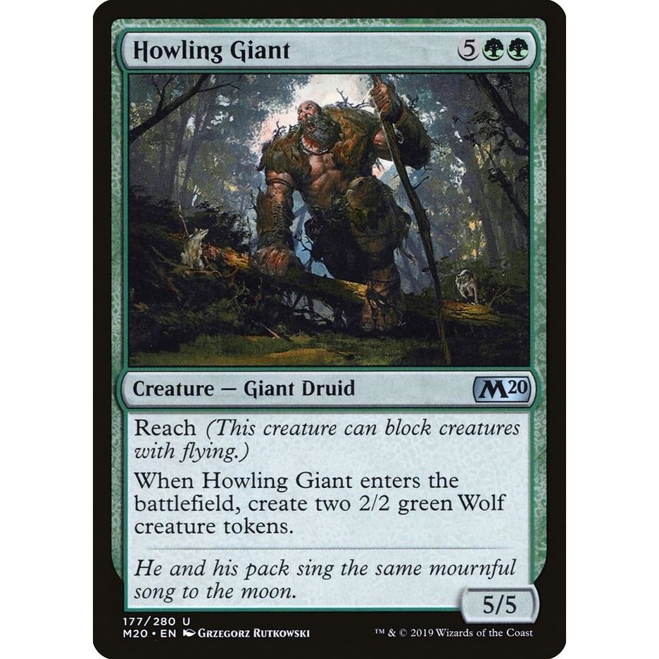 Image for Howling Giant (177) (M20) - Magic: The Gathering