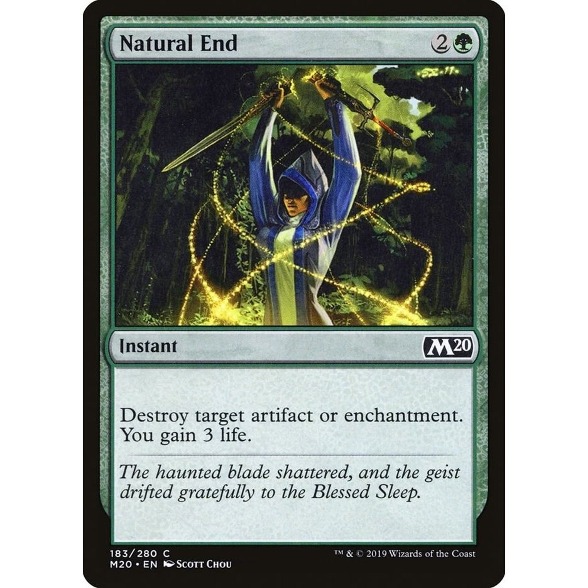 Image for Natural End (183) (M20) - Magic: The Gathering