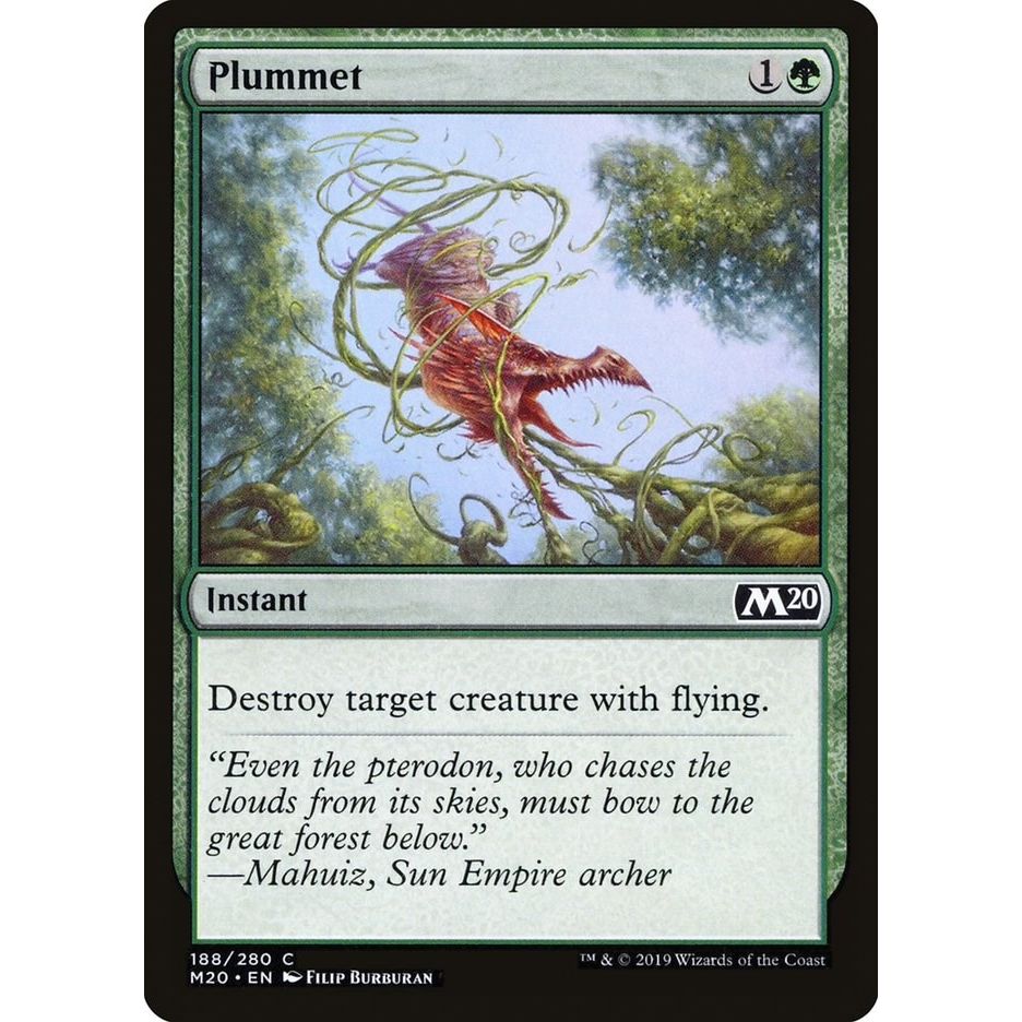 Image for Plummet (188) (M20) - Magic: The Gathering