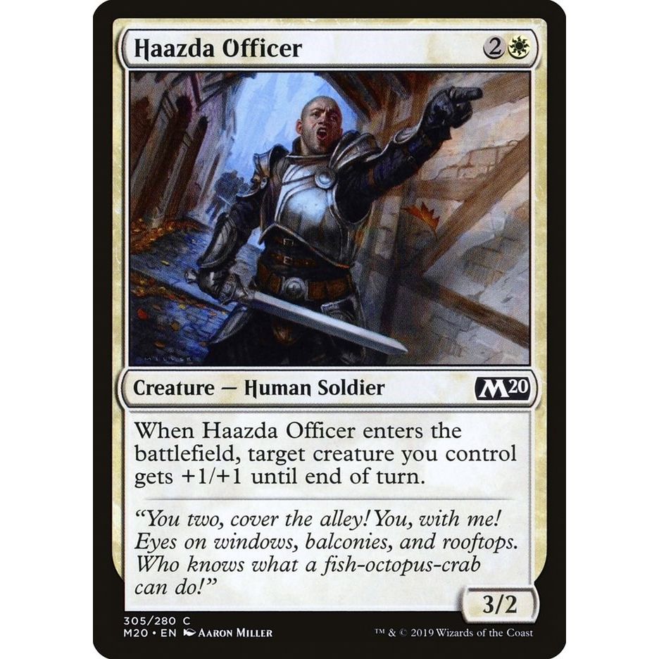 Image for Haazda Officer (305) (M20) - Magic: The Gathering
