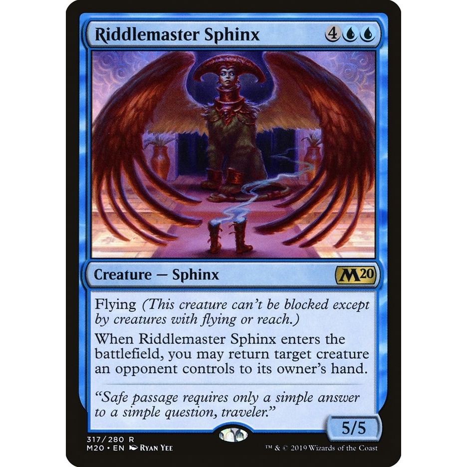 Image for Riddlemaster Sphinx (317) (M20) - Magic: The Gathering