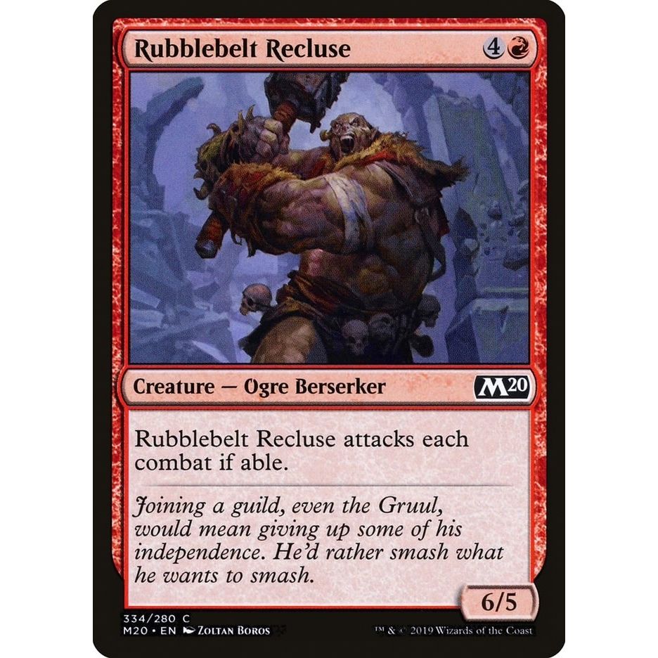Image for Rubblebelt Recluse (334) (M20) - Magic: The Gathering