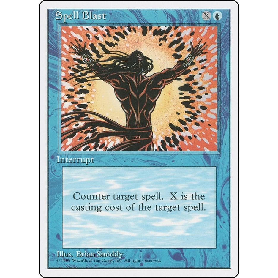Image for Spell Blast (4ED) - Magic: The Gathering