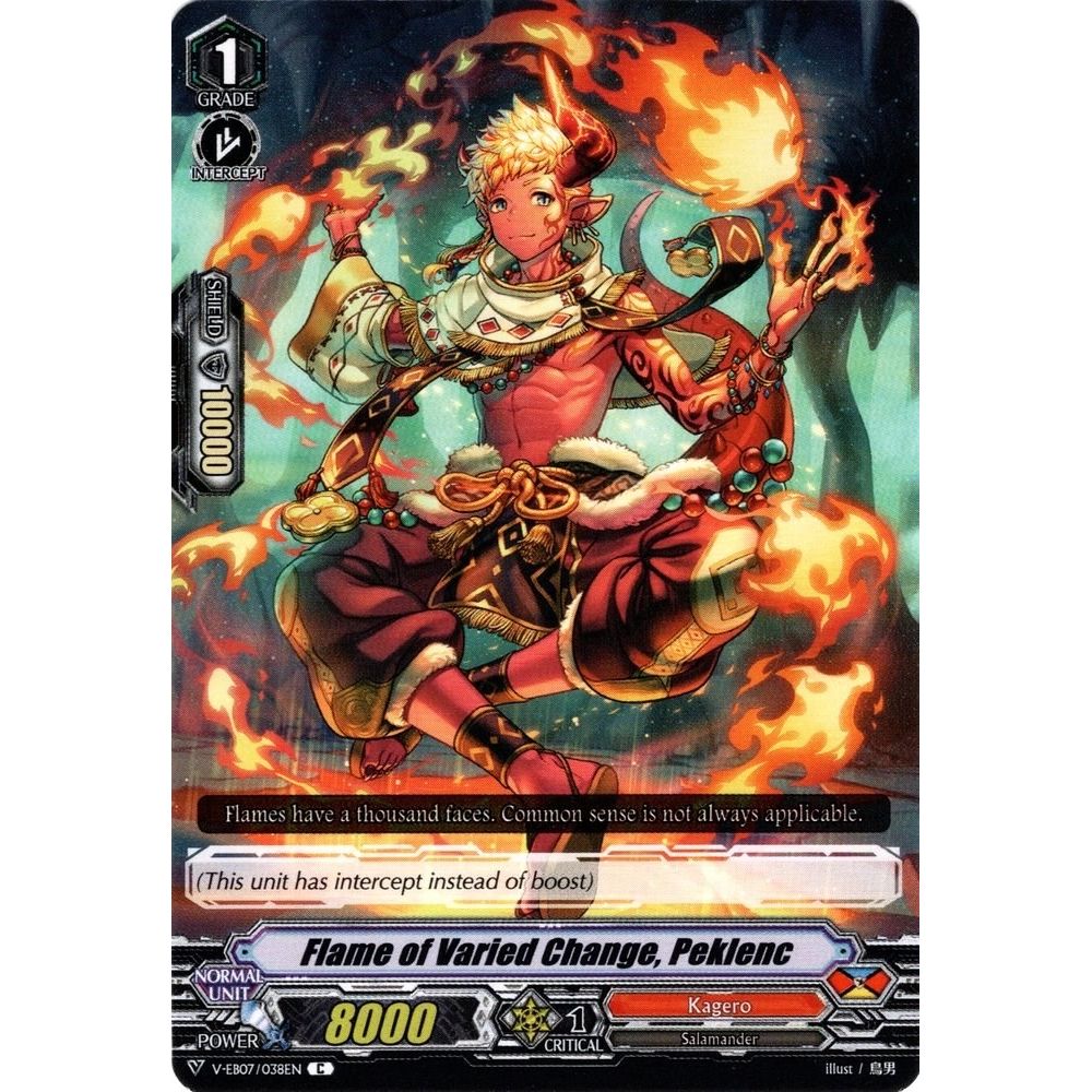 Image for Flame of Varied Change, Peklenc (V-EB07/038EN) (V-EB07) - Cardfight Vanguard