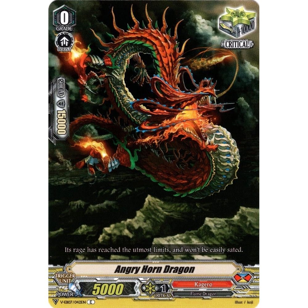 Image for Angry Horn Dragon (V-EB07/042EN) (V-EB07) - Cardfight Vanguard
