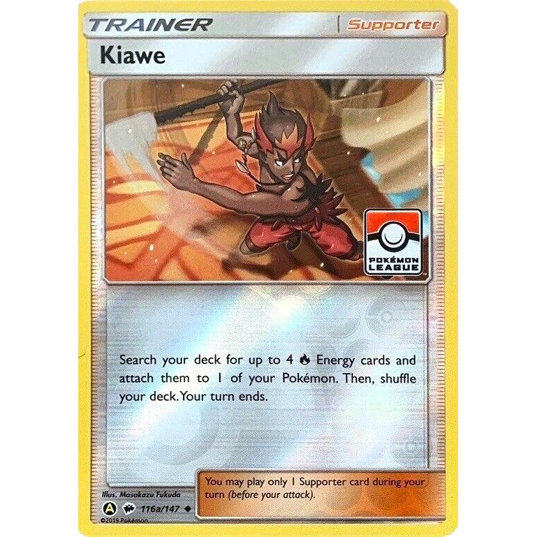 Image for Kiawe - 116a/147 (Pokemon League) (116a/147) (PR) - Pokemon