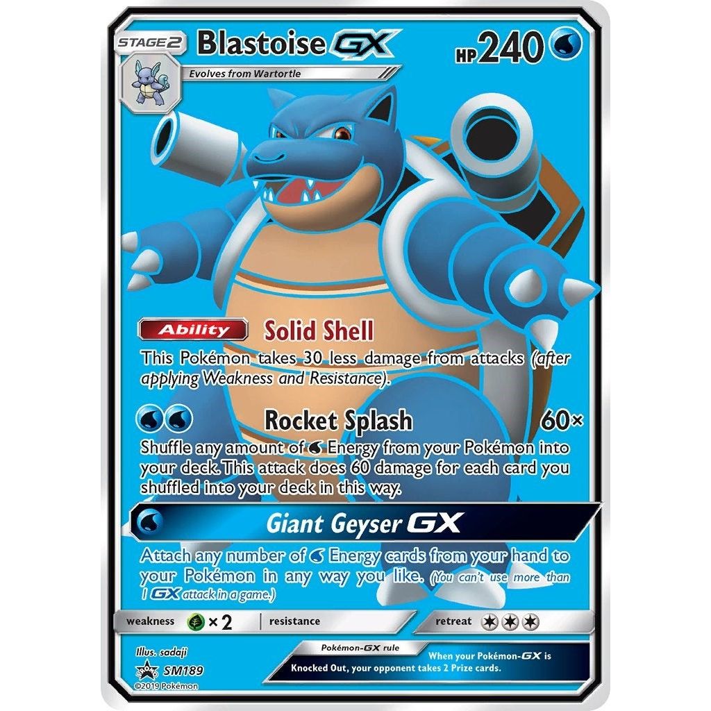 Image for Blastoise GX - SM189 (SM189) (SMP) - Pokemon