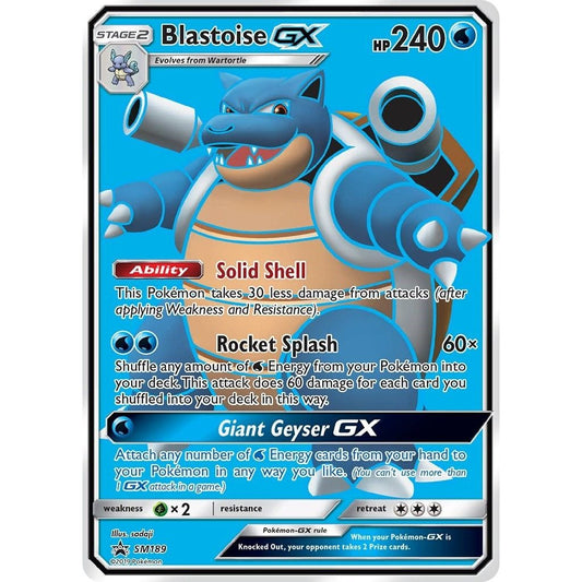 Image for Blastoise GX - SM189 (SM189) (SMP) - Pokemon
