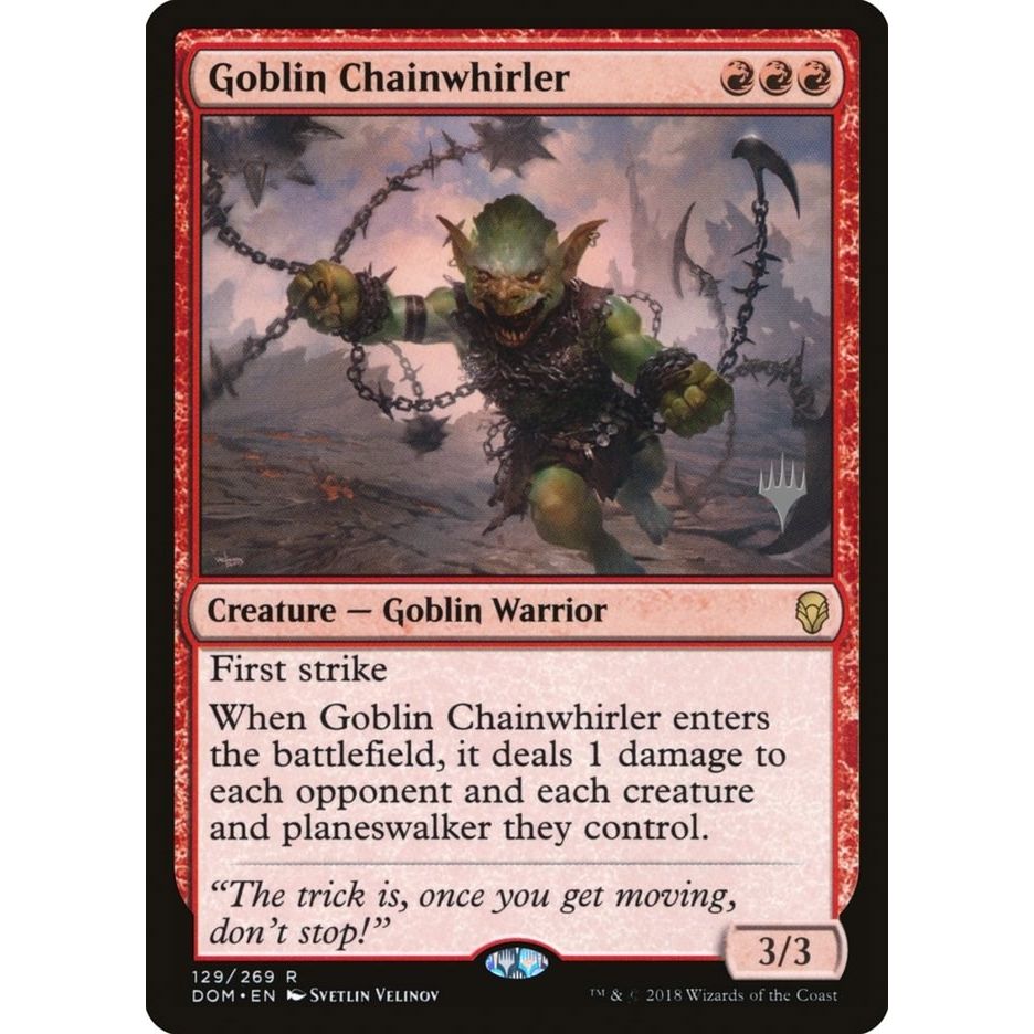Image for Goblin Chainwhirler (129) (PPM20) - Magic: The Gathering