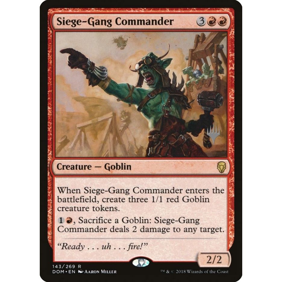 Image for Siege-Gang Commander (143) (PPM20) - Magic: The Gathering