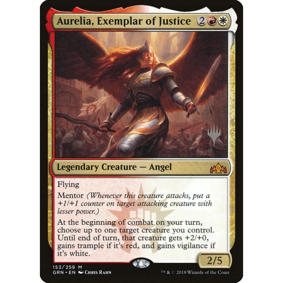 Image for Aurelia, Exemplar of Justice (153) (PPM20) - Magic: The Gathering