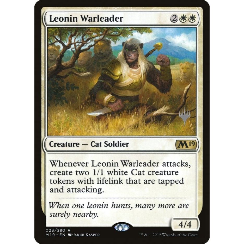 Image for Leonin Warleader (23) (PPM20) - Magic: The Gathering