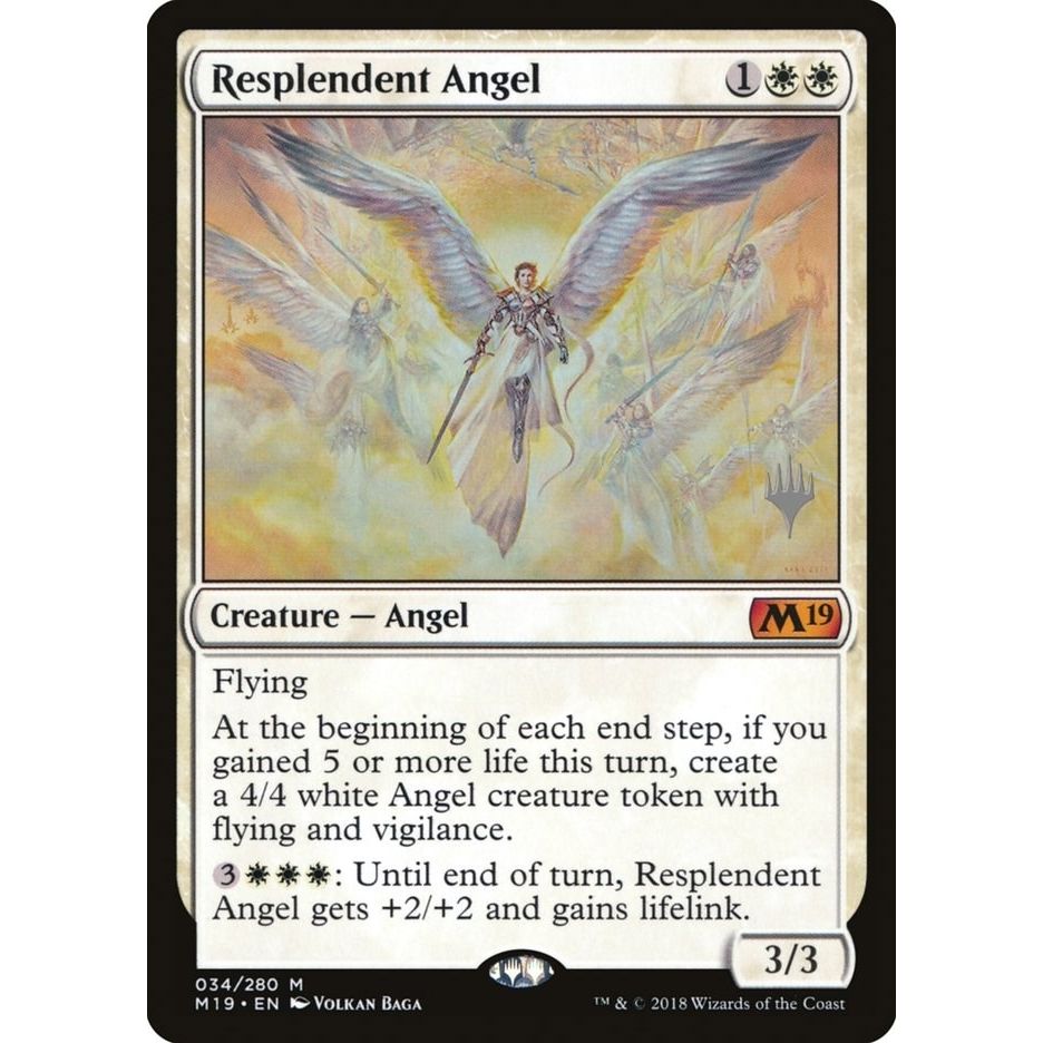 Image for Resplendent Angel (34) (PPM20) - Magic: The Gathering