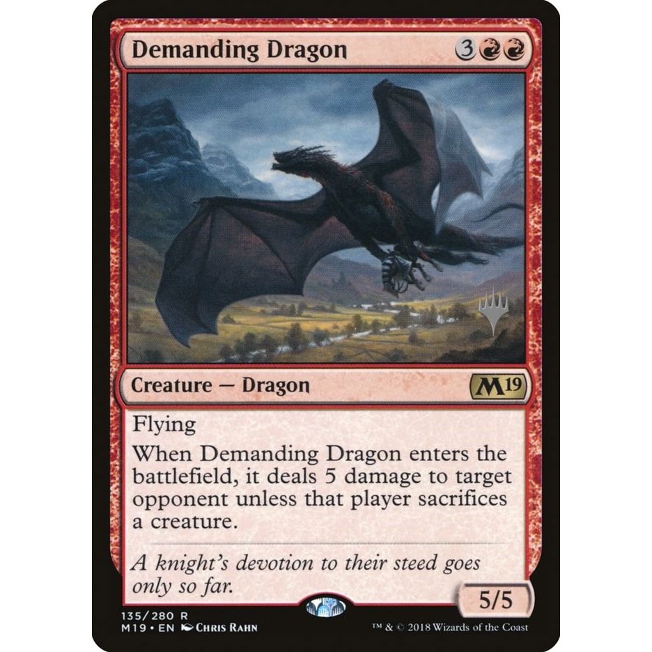 Image for Demanding Dragon (135) (PPM20) - Magic: The Gathering