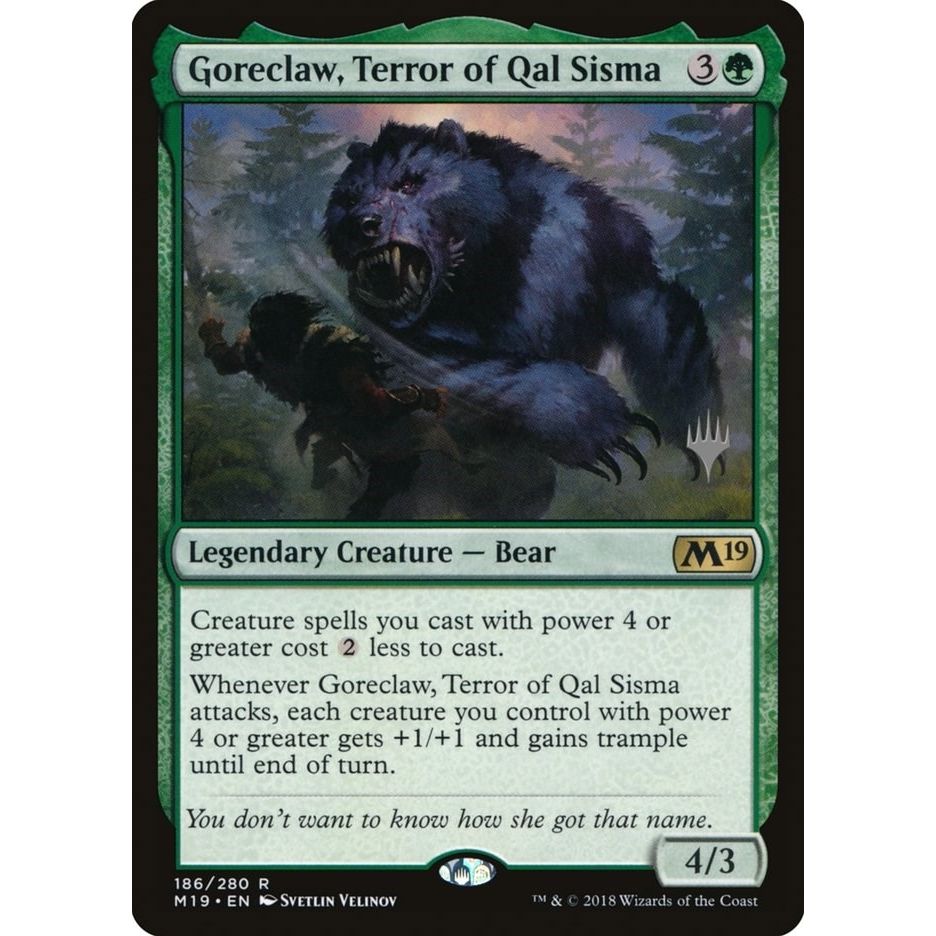 Image for Goreclaw, Terror of Qal Sisma (186) (PPM20) - Magic: The Gathering