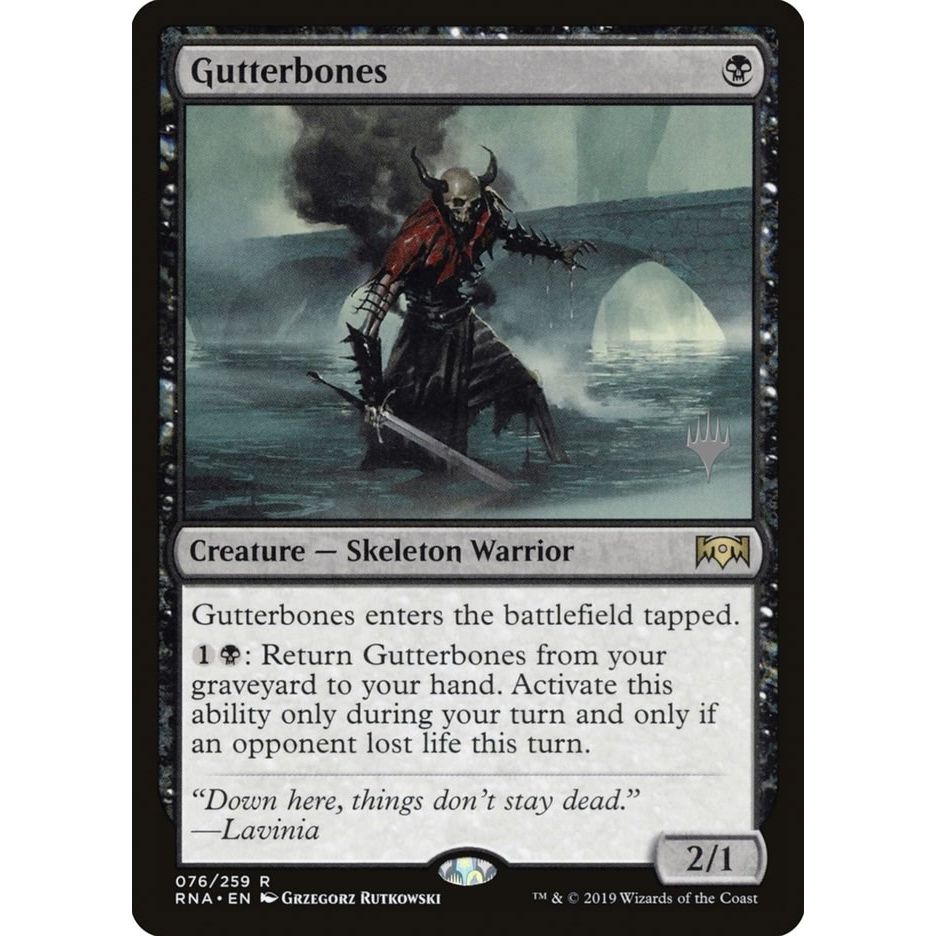 Image for Gutterbones (76) (PPM20) - Magic: The Gathering
