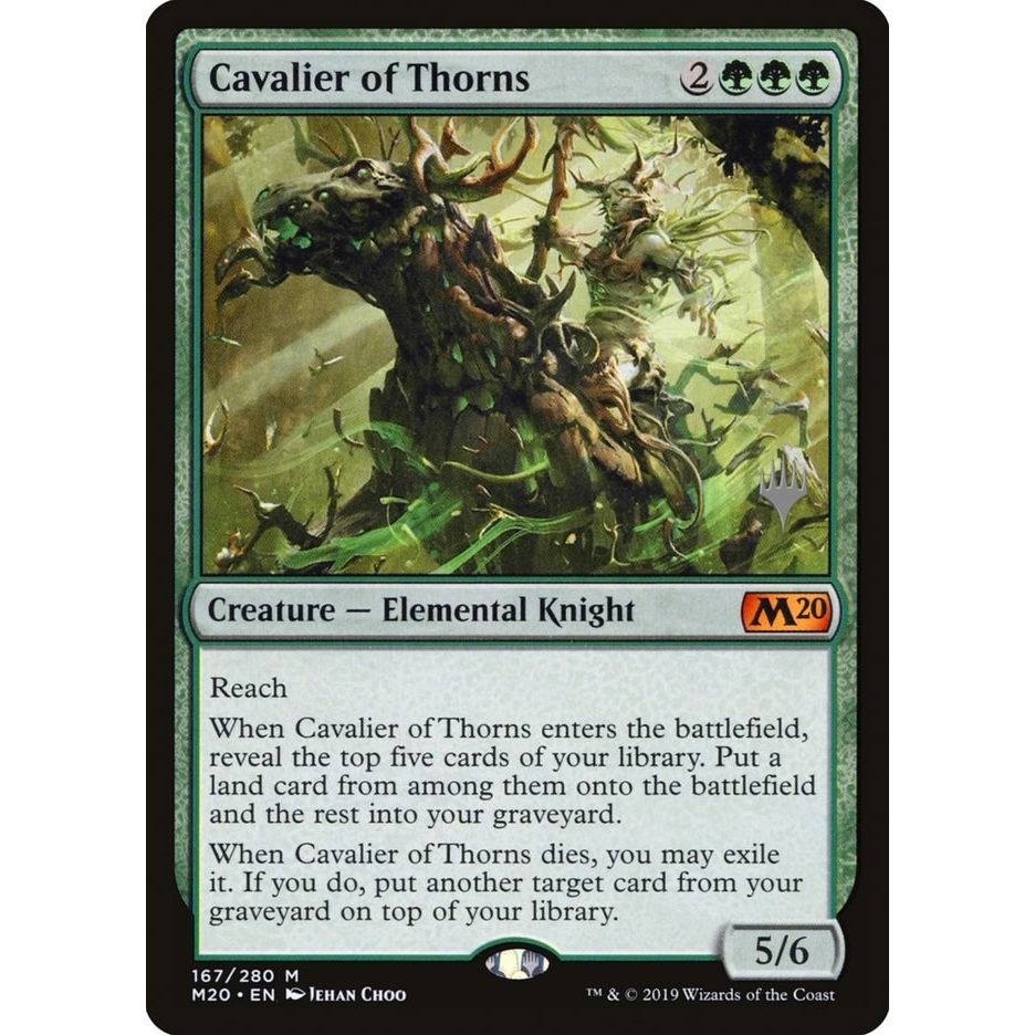Image for Cavalier of Thorns (167) (PPM20) - Magic: The Gathering