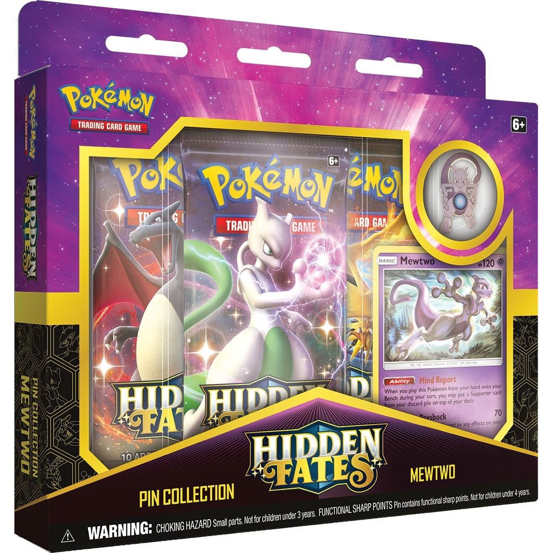 Image for Hidden Fates Pin Collection [Mewtwo] - Pokemon