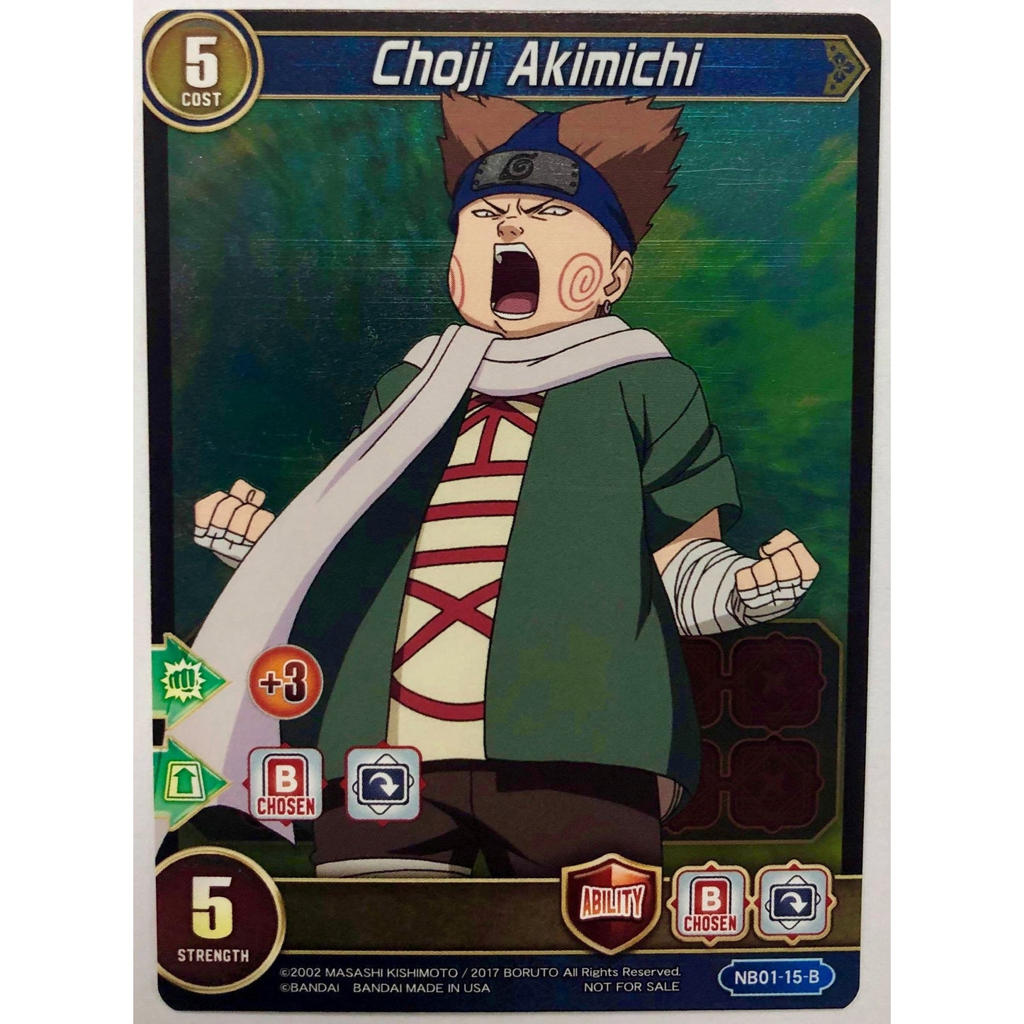 Image for Choji Akimichi (NB01-15-B) (NBTPC) - Chrono Clash System