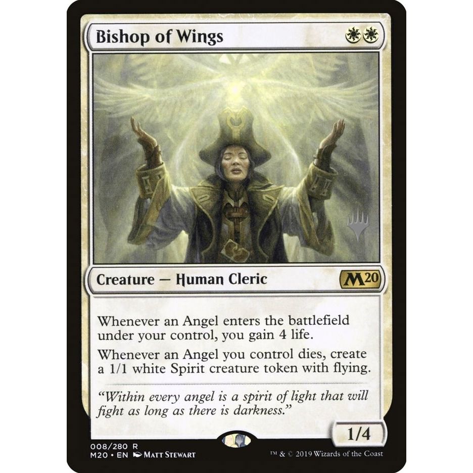 Image for Bishop of Wings (8) (PPM20) - Magic: The Gathering