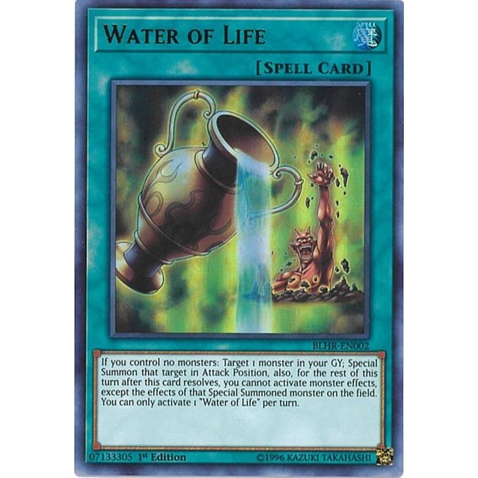 Image for Water of Life (BLHR-EN002) (BLHR) - YuGiOh