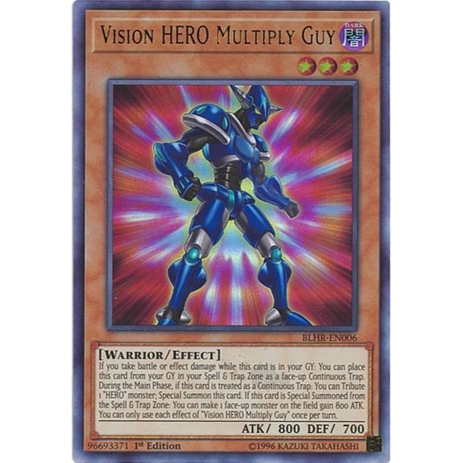 Image for Vision HERO Multiply Guy (BLHR-EN006) (BLHR) - YuGiOh