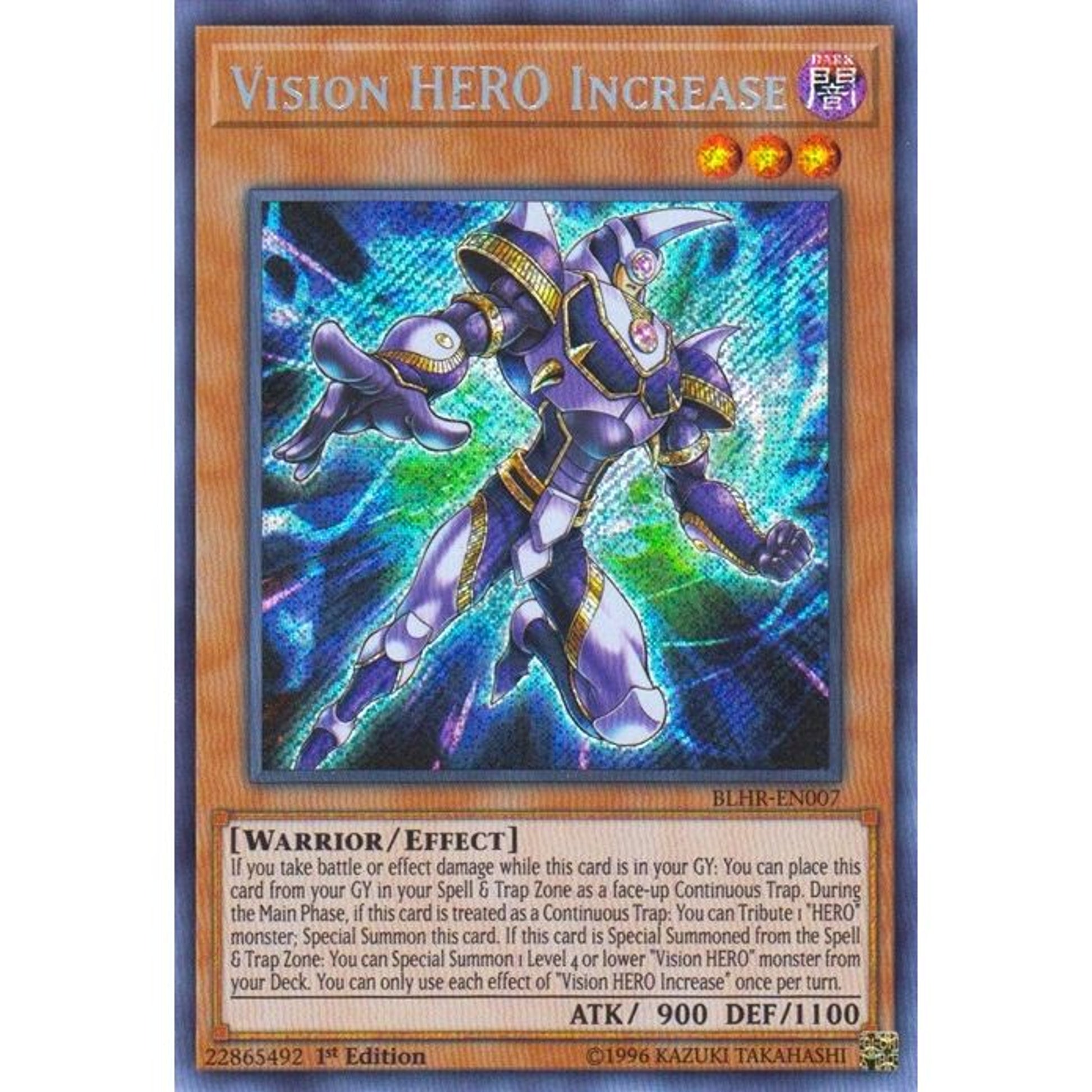Image for Vision HERO Increase (BLHR-EN007) (BLHR) - YuGiOh
