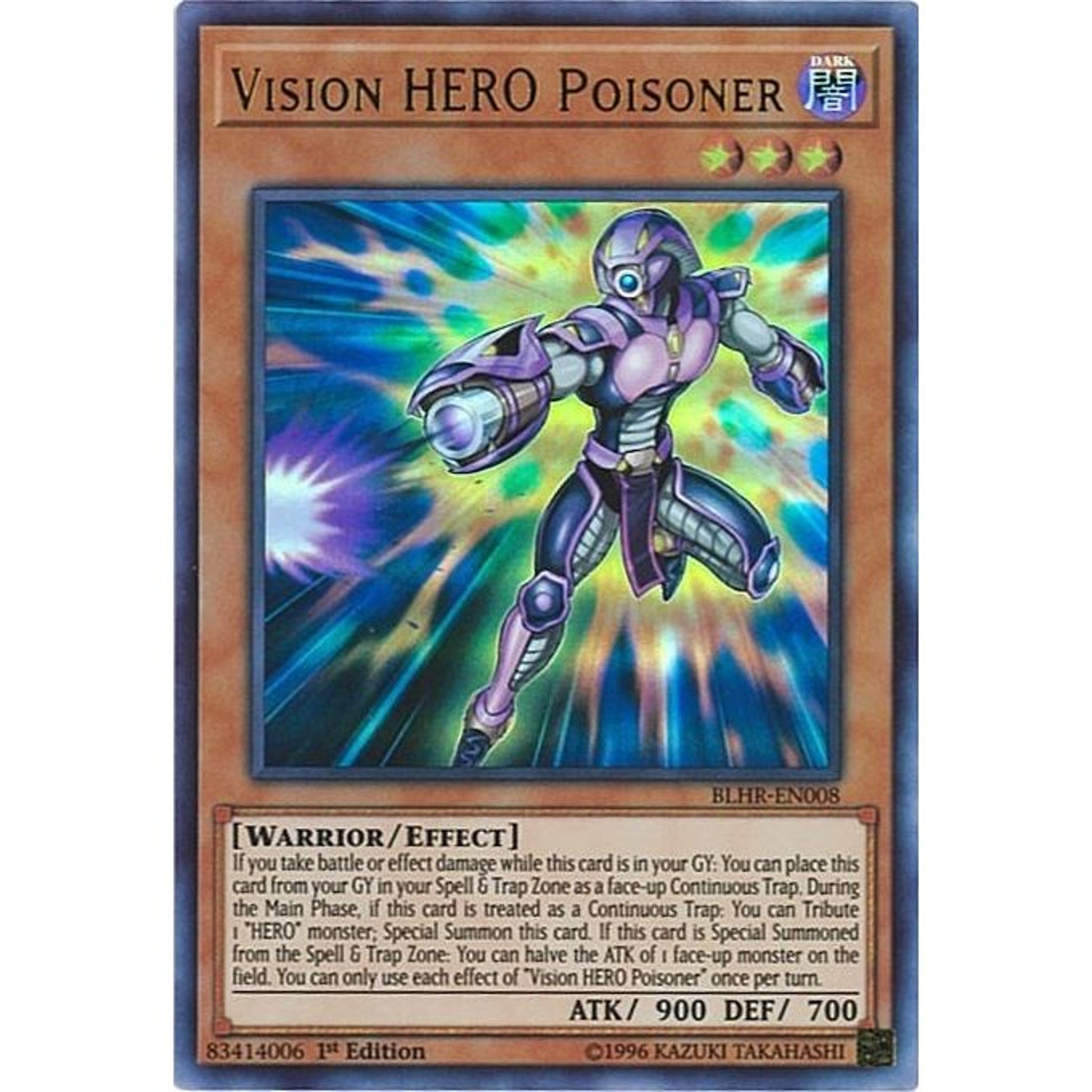 Image for Vision HERO Poisoner (BLHR-EN008) (BLHR) - YuGiOh