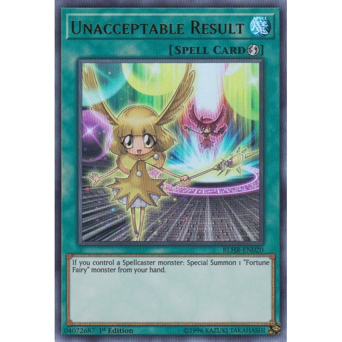 Image for Unacceptable Result (BLHR-EN020) (BLHR) - YuGiOh