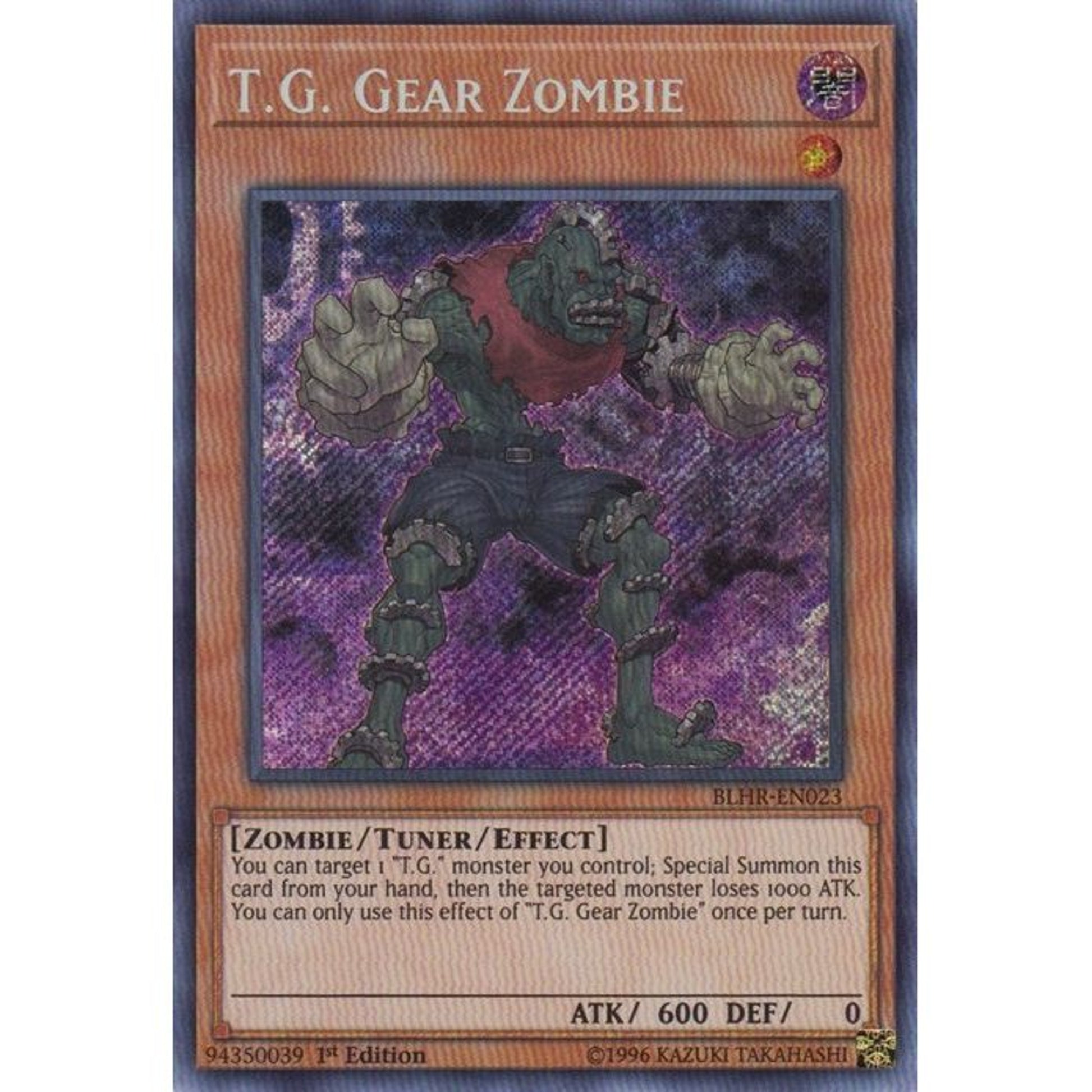 Image for T.G. Gear Zombie (BLHR-EN023) (BLHR) - YuGiOh