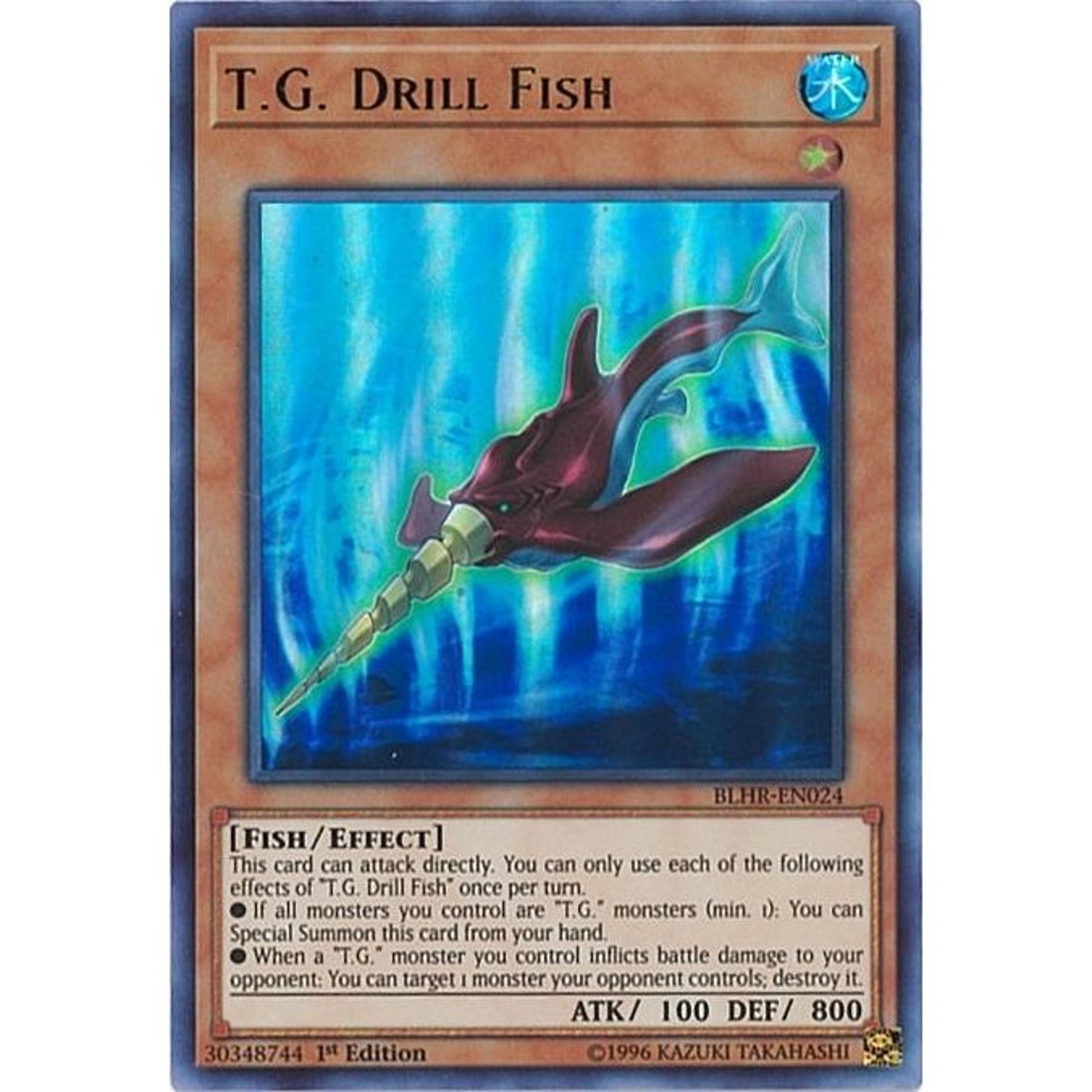 Image for T.G. Drill Fish (BLHR-EN024) (BLHR) - YuGiOh