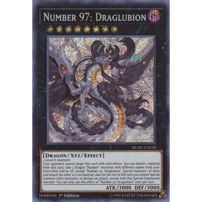 Image for Number 97: Draglubion (BLHR-EN030) (BLHR) - YuGiOh