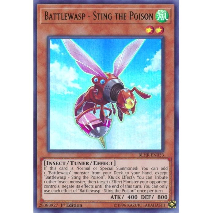 Image for Battlewasp - Sting the Poison (BLHR-EN033) (BLHR) - YuGiOh
