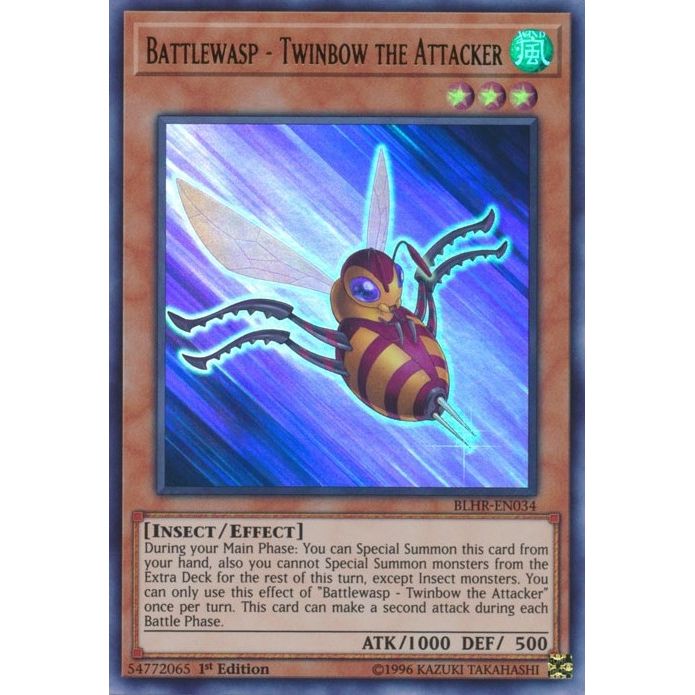 Image for Battlewasp - Twinbow the Attacker (BLHR-EN034) (BLHR) - YuGiOh