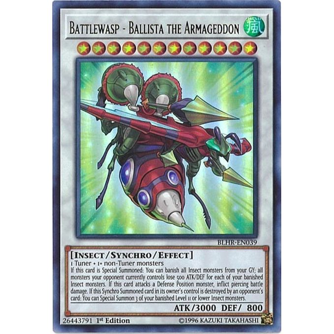 Image for Battlewasp - Ballista the Armageddon (BLHR-EN039) (BLHR) - YuGiOh