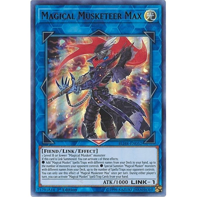 Image for Magical Musketeer Max (BLHR-EN052) (BLHR) - YuGiOh