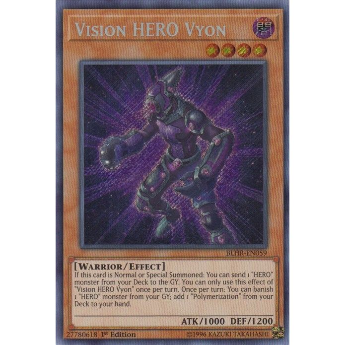 Image for Vision HERO Vyon (BLHR-EN059) (BLHR) - YuGiOh