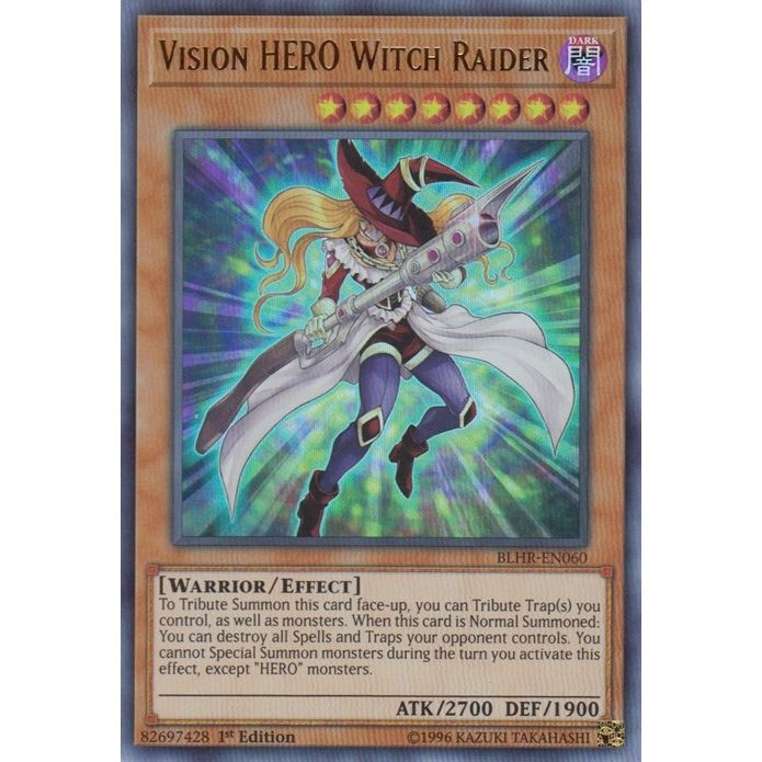 Image for Vision HERO Witch Raider (BLHR-EN060) (BLHR) - YuGiOh