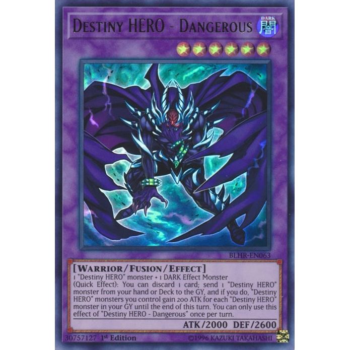 Image for Destiny HERO - Dangerous (BLHR-EN063) (BLHR) - YuGiOh