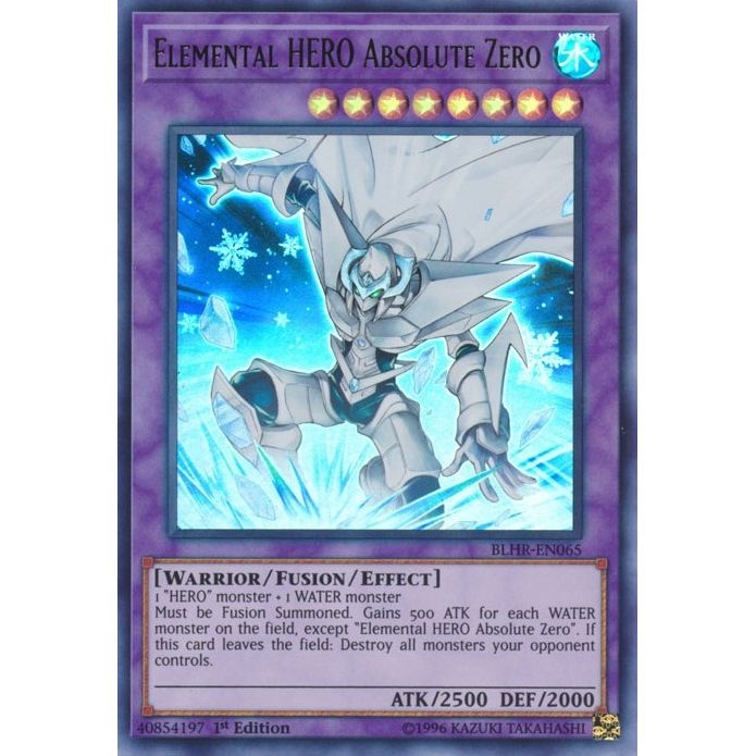 Image for Elemental HERO Absolute Zero (BLHR-EN065) (BLHR) - YuGiOh