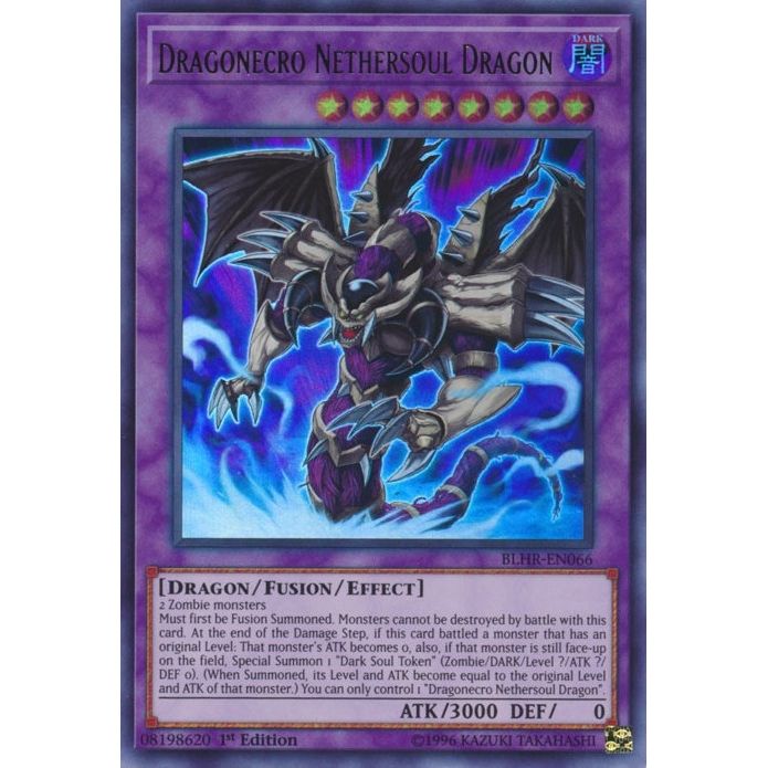 Image for Dragonecro Nethersoul Dragon (BLHR-EN066) (BLHR) - YuGiOh