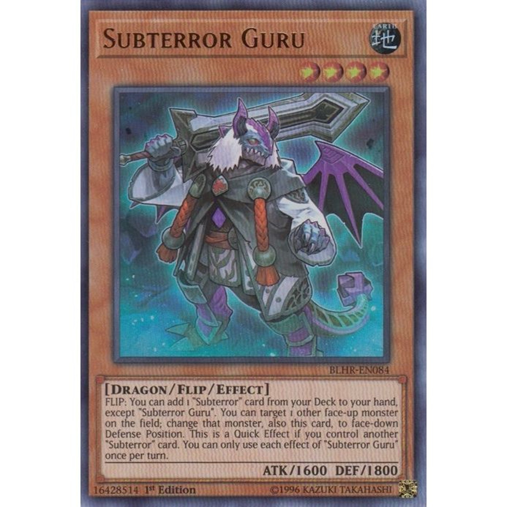 Image for Subterror Guru (BLHR-EN084) (BLHR) - YuGiOh
