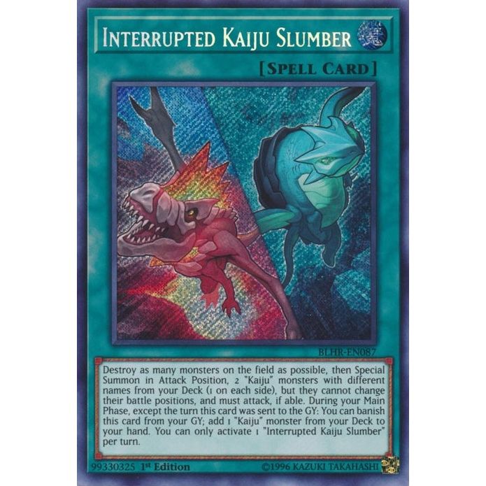 Image for Interrupted Kaiju Slumber (BLHR-EN087) (BLHR) - YuGiOh