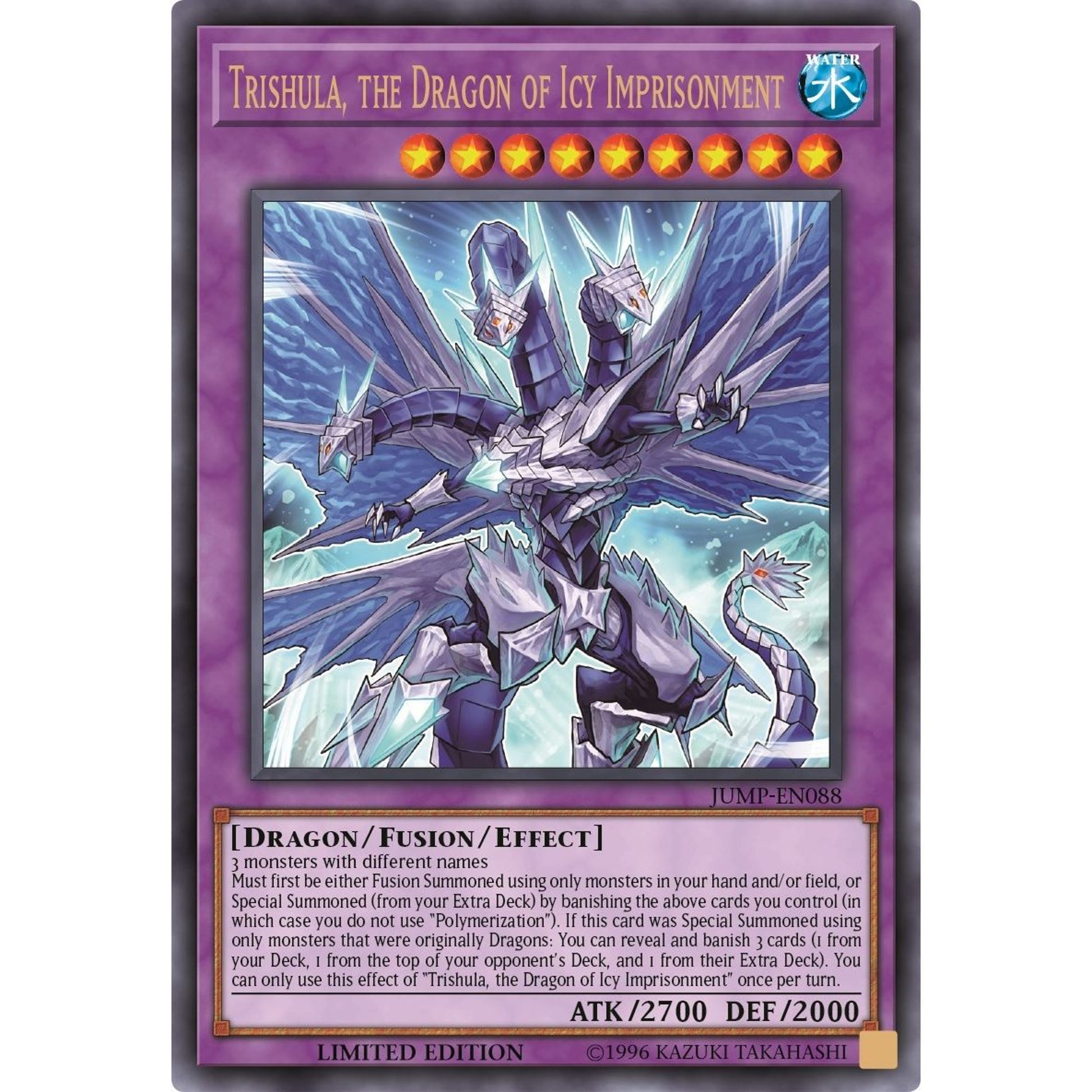 Image for Trishula, the Dragon of Icy Imprisonment (JUMP-EN088) (SJMP) - YuGiOh