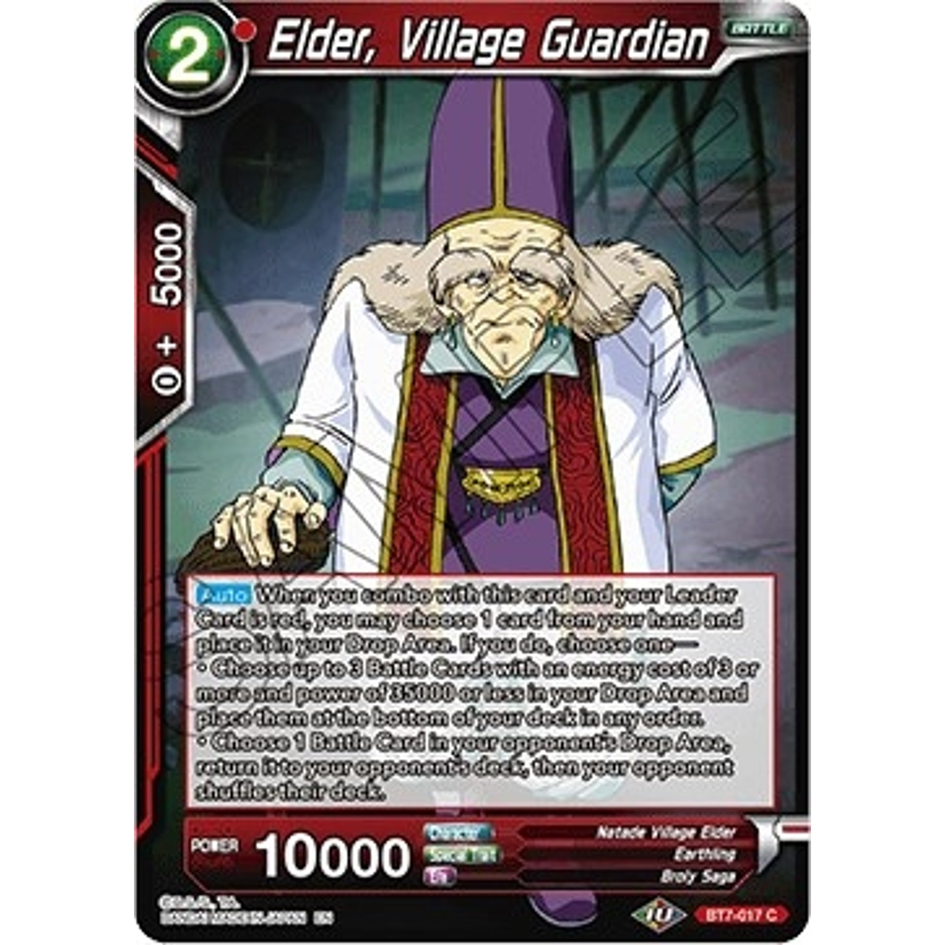 Image for Elder, Village Guardian (BT7-017) (DBS-B07) - Dragon Ball Super: Masters