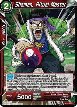 Image for Shaman, Ritual Master (BT7-019) (DBS-B07) - Dragon Ball Super: Masters