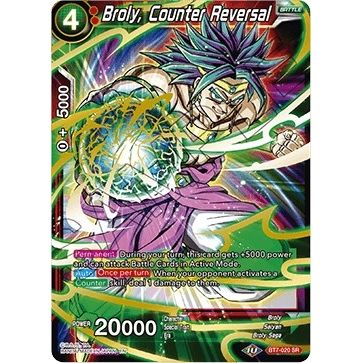 Image for Broly, Counter Reversal (BT7-020) (DBS-B07) - Dragon Ball Super: Masters