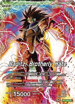 Image for Raditz // Raditz, Brotherly Hate (BT7-049) (DBS-B07) - Dragon Ball Super: Masters