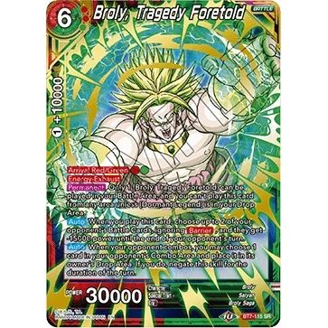 Image for Broly, Tragedy Foretold (BT7-115) (DBS-B07) - Dragon Ball Super: Masters