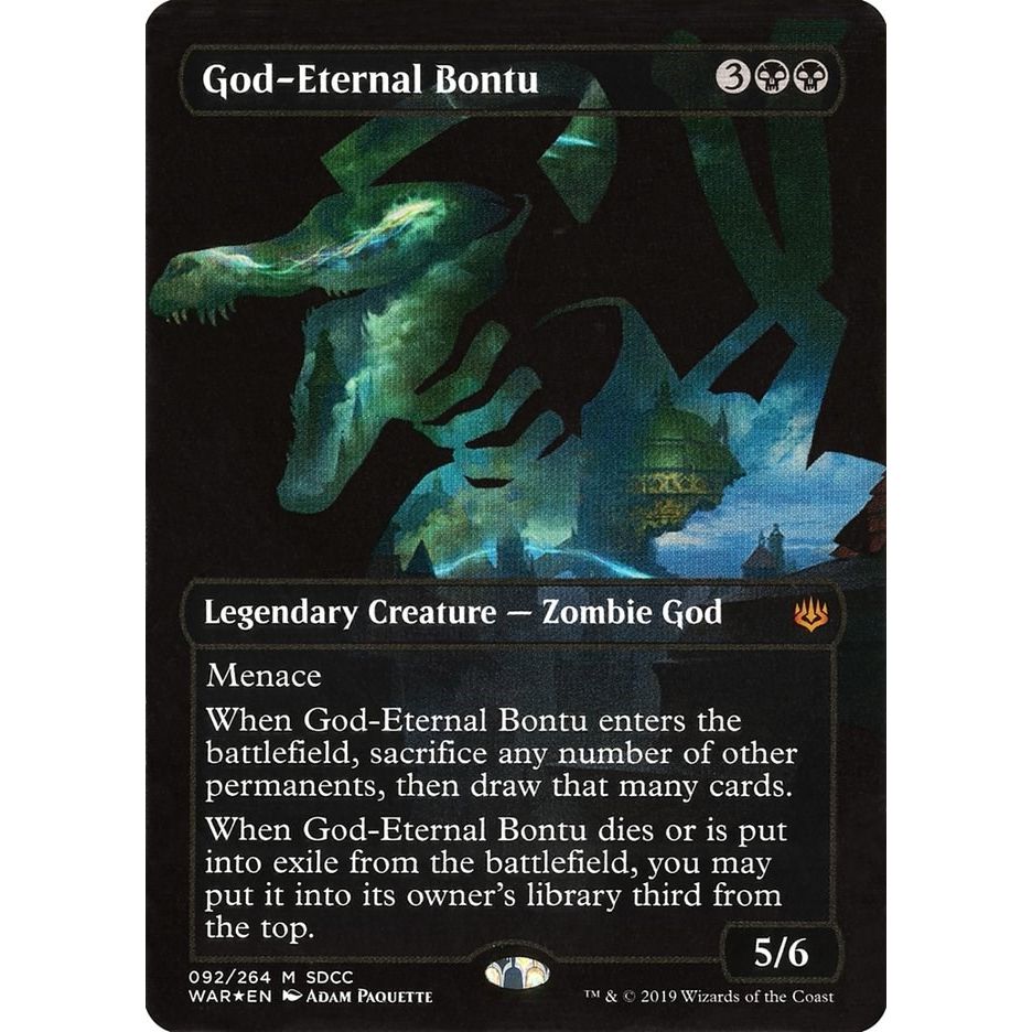 Image for God-Eternal Bontu (SDCC 2019 Exclusive) (92) (MEDIA) - Magic: The Gathering